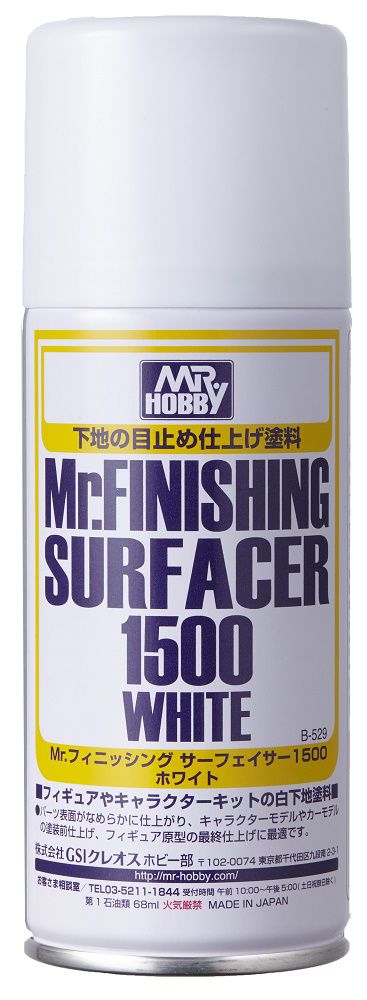 Mr Hobby B529 Mr Finishing Surfacer 1500 White 170ml