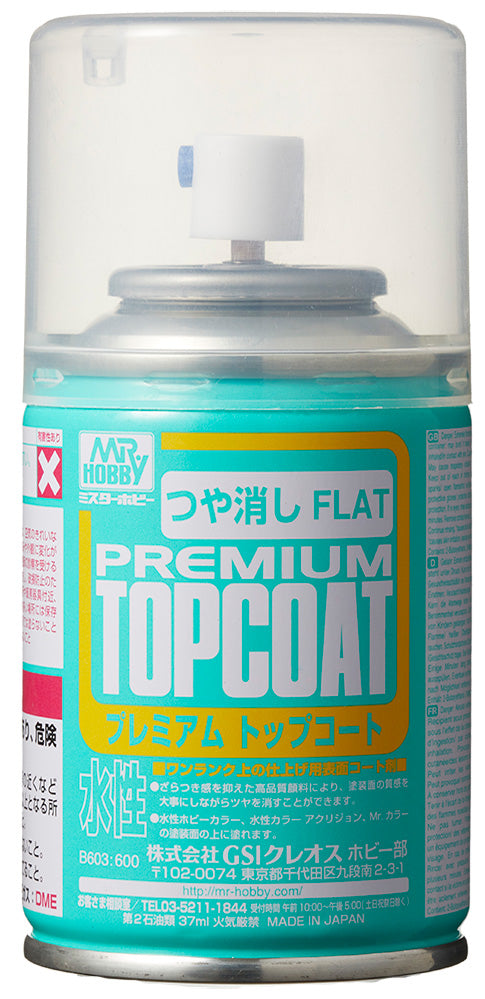 Mr Hobby B603 Mr Premium Top Coat Flat 88ml