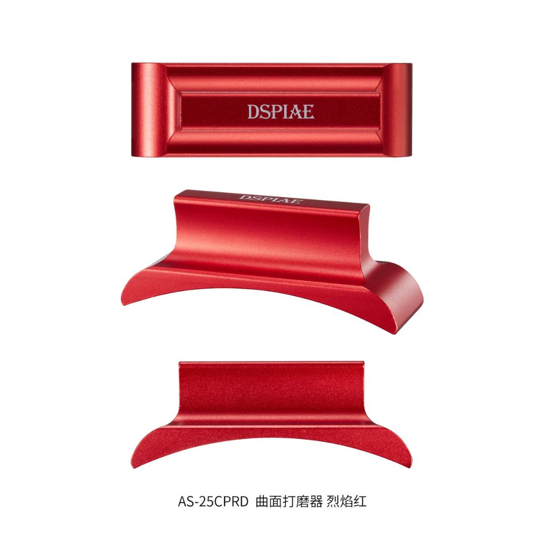 DSPIAE AS-25CPRD Curve Sandpaper Holder Red