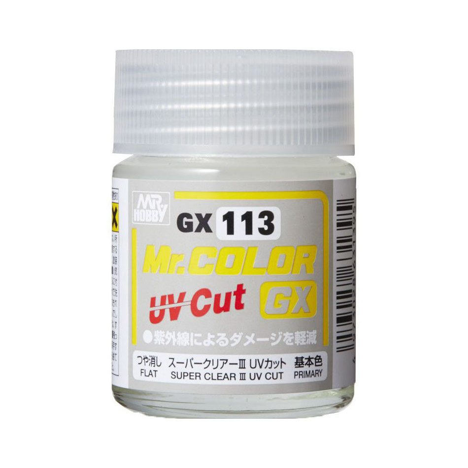 Mr Color GX113 GX Super Clear III UV Cut Flat 18ml