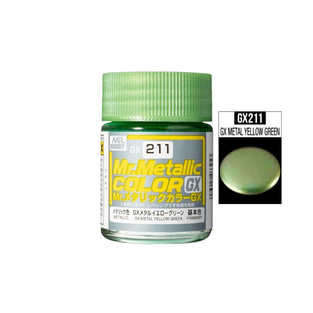 Mr Metallic Color GX211 Metal Yellow Green 18ml
