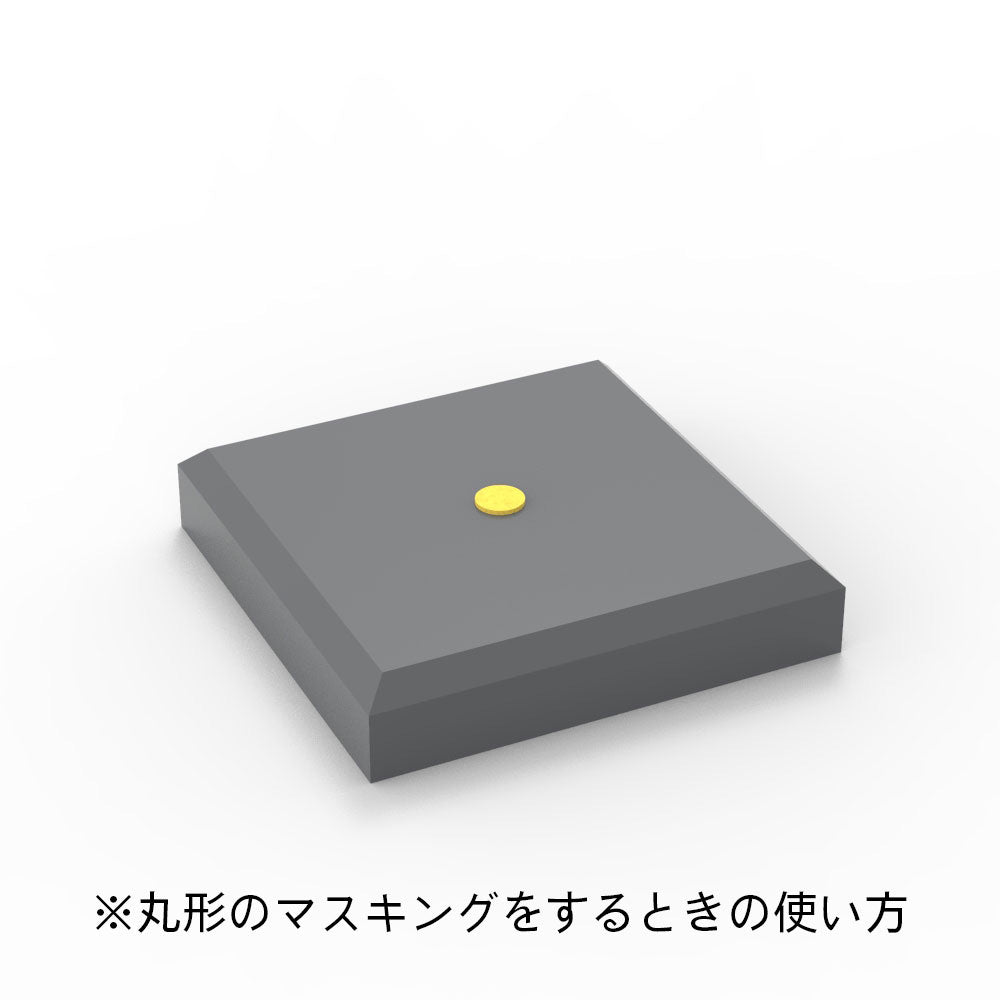 HIQPARTS CMS-S-MSK Circle Masking S 1.0-2.8 mm (1 Sheet)