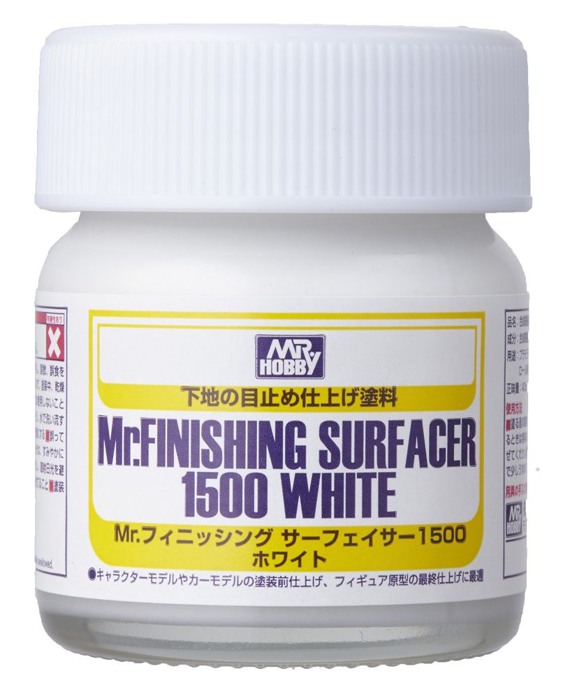 Mr Hobby SF291 Mr Finishing Surfacer 1500 White  40ml