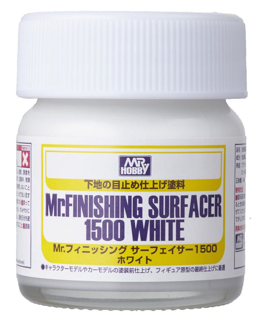 Mr Hobby SF291 Mr Finishing Surfacer 1500 White  40ml