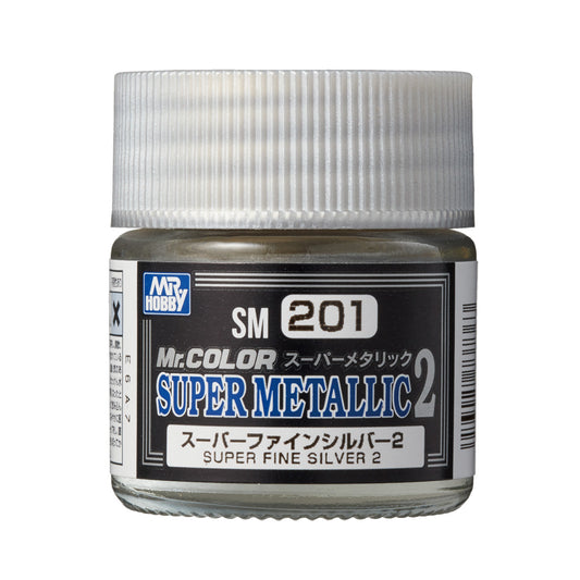 Mr Color Super Metallic II SM201 Super Fine Silver II 10ml