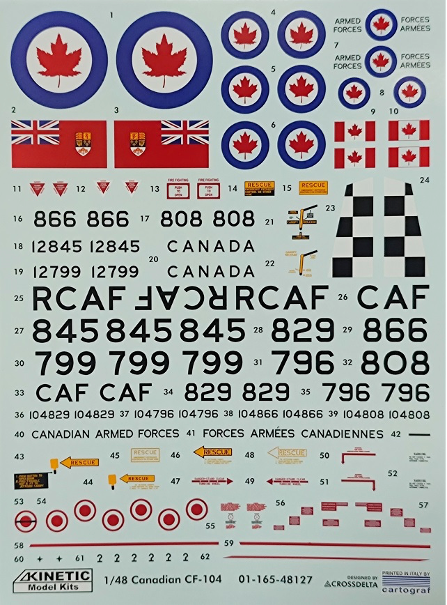 1/48 CF-104 Starfighter (KINETIC K48127)