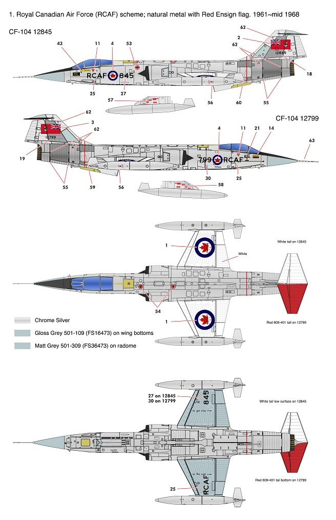 1/48 CF-104 Starfighter (KINETIC K48127)
