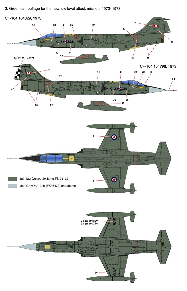 1/48 CF-104 Starfighter (KINETIC K48127)