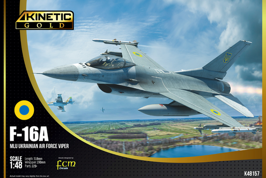 1/48 F-16A MLU Ukrainian Air Force Viper (KINETIC K48157)