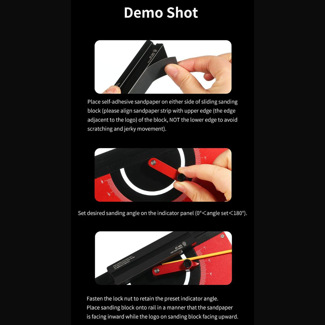 DSPIAE AT-MA Multi-Angle Sanding Slider