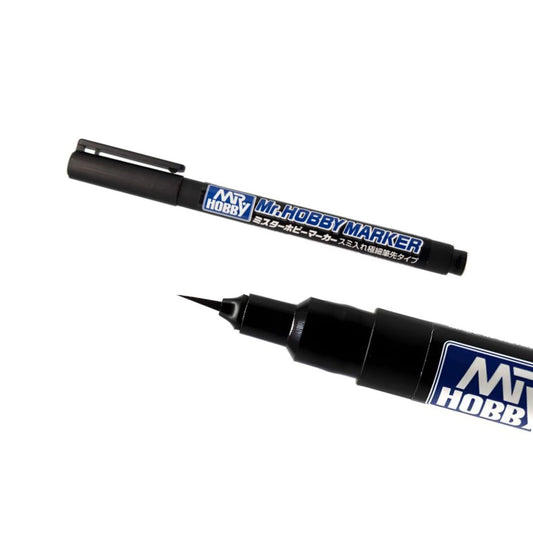 Mr Hobby Marker CM101 Super Fine Tip Brush Pen Black