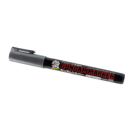 Mr Hobby Gundam Marker GM05 Silver (paint type)
