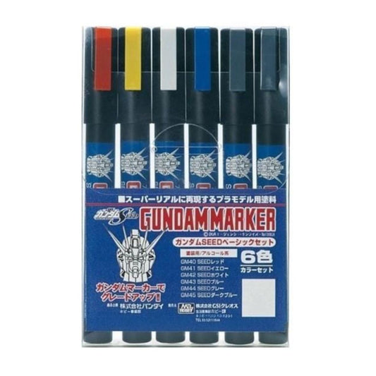 Mr Hobby Gundam Marker GMS109 Seed Basic Set
