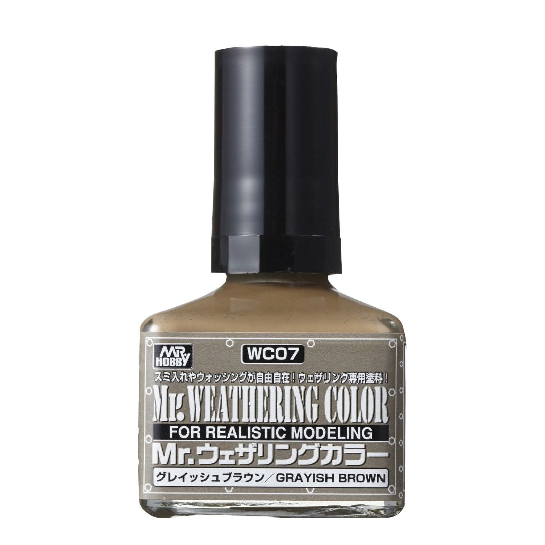 Mr Hobby Mr Weathering Color WC07 Grayish Brown 40ml