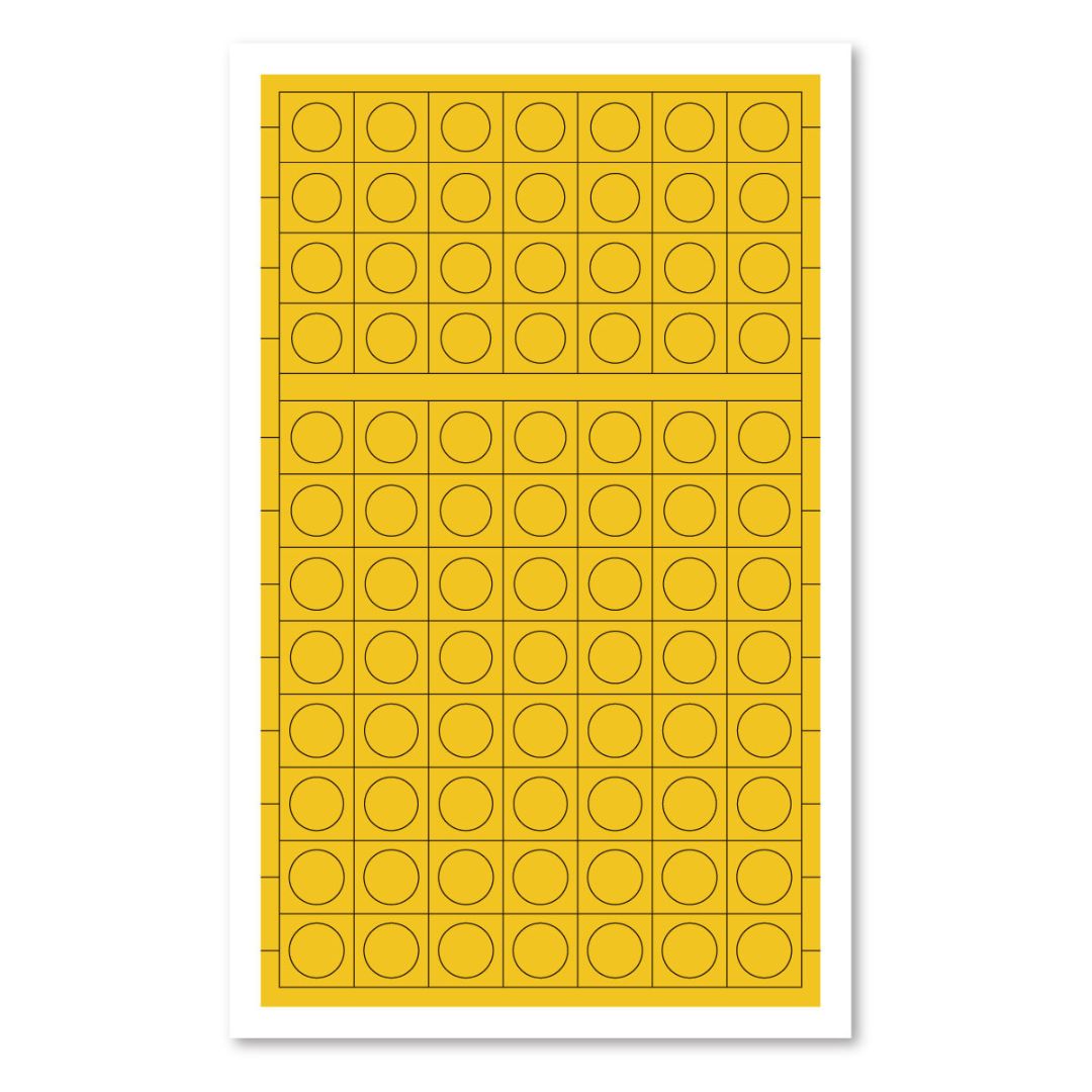 HIQPARTS CMS-3L-MSK Circle Masking 3L 7.8-8.8 mm (1 Sheet)