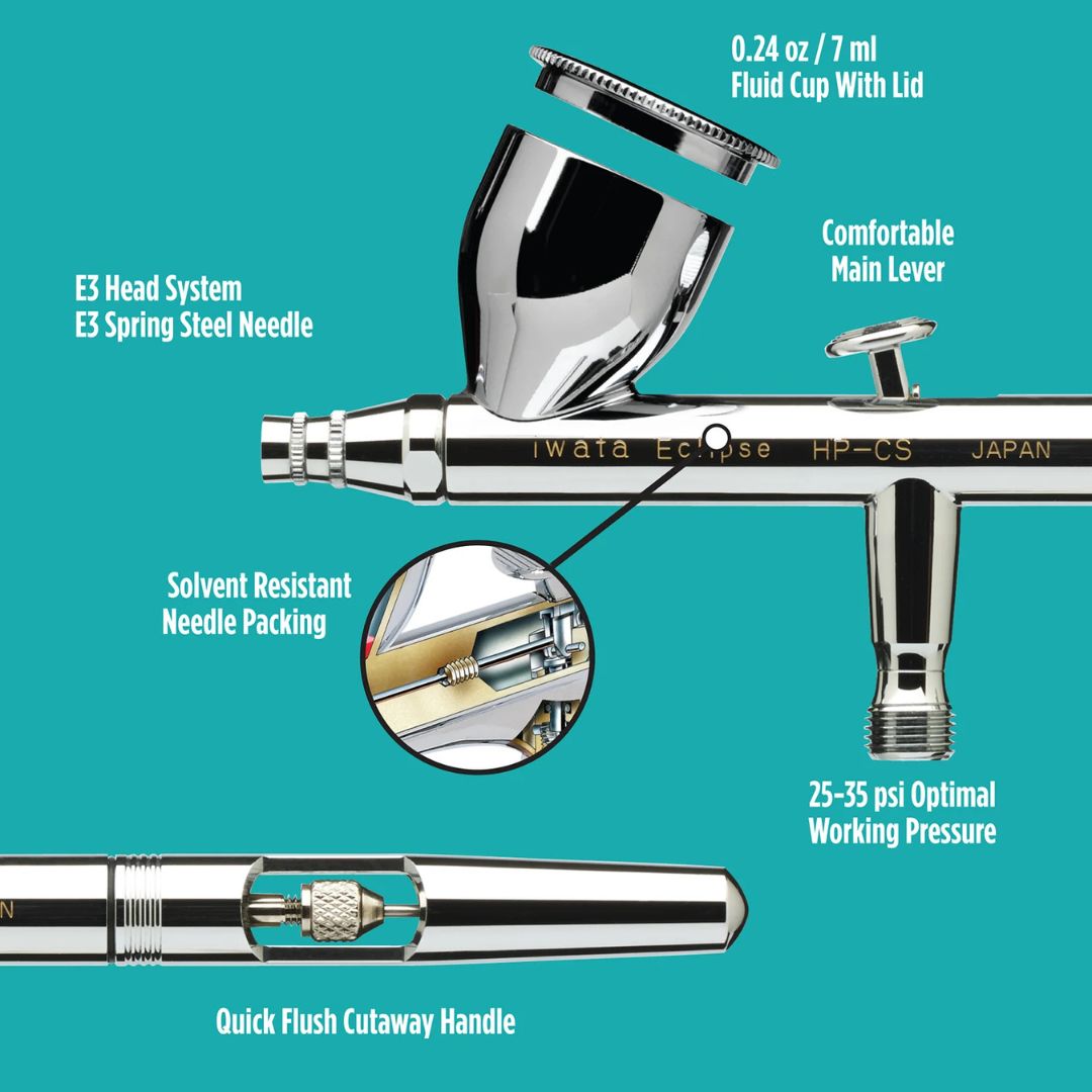 IWATA Eclipse CS Airbrush 0.35mm (HP-CS)