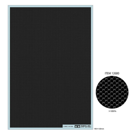 TAMIYA 12680 Carbon Pattern Decal (Plain Weave/Extra Fine)