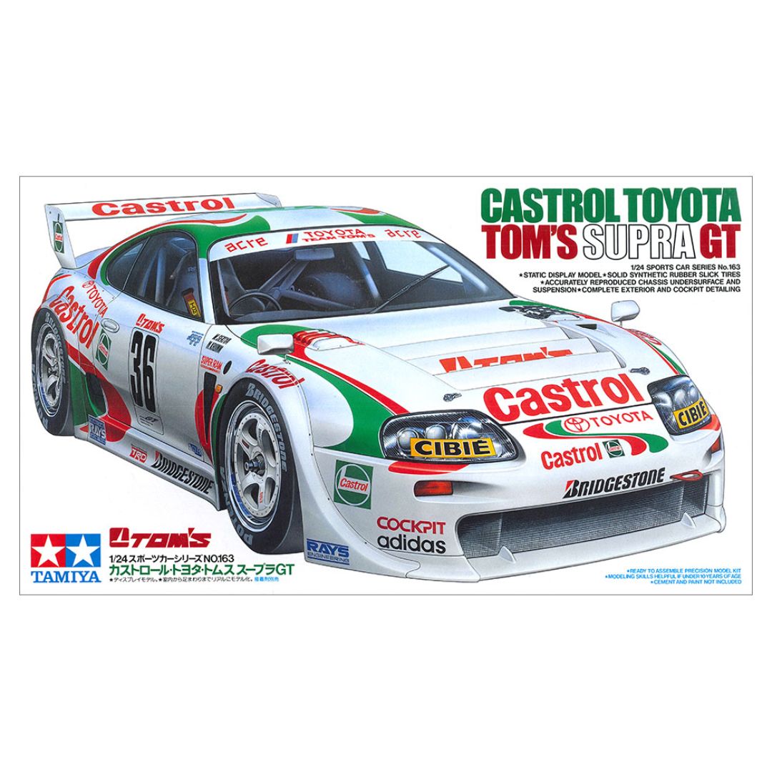 TAMIYA 1/24 Castrol Toyota Tom's SUPRA GT (24163)