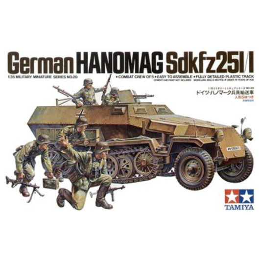 TAMIYA 1/35 German Hanomag Sd.Kfz.251/1 (35020)