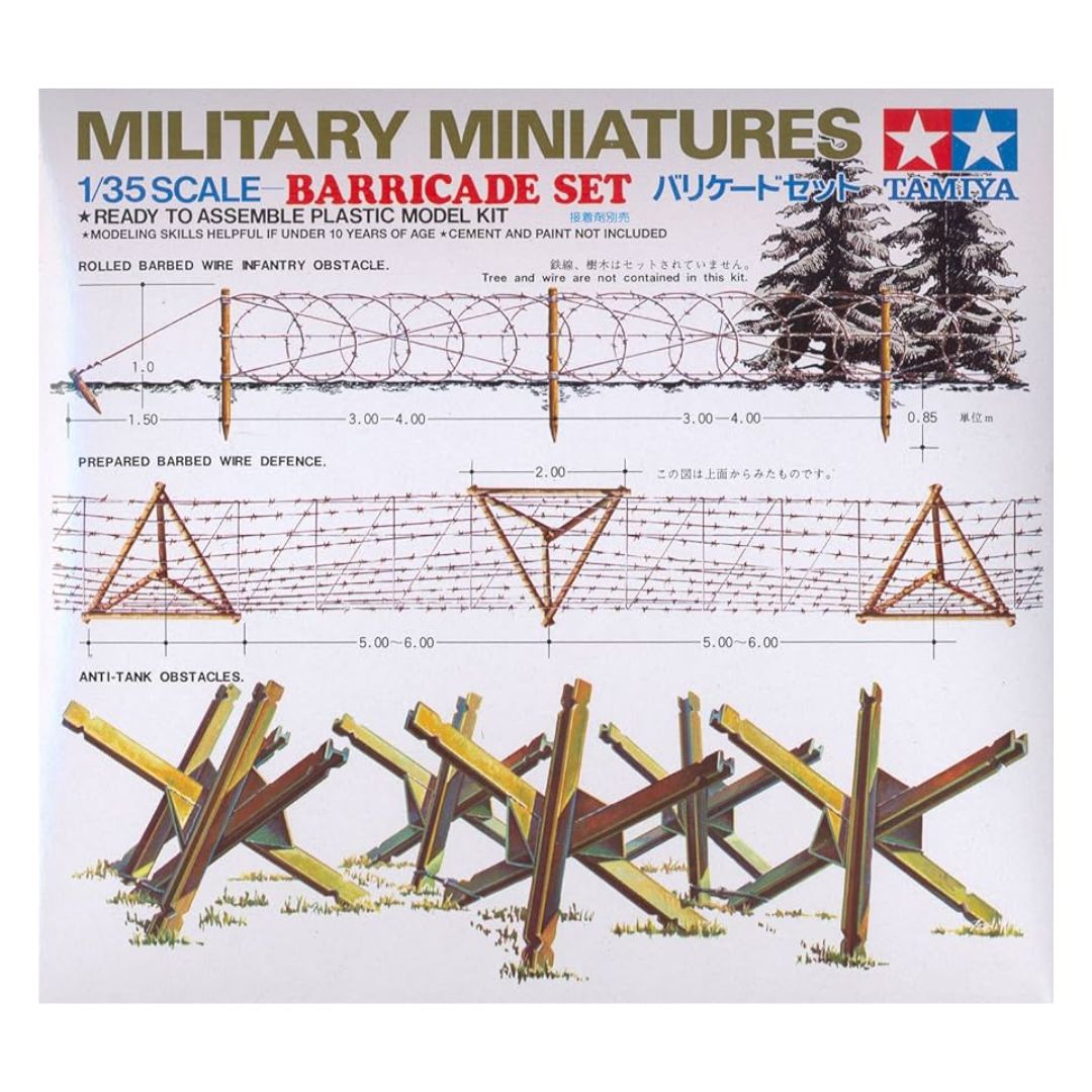TAMIYA 1/35 Barricade Set (35027)
