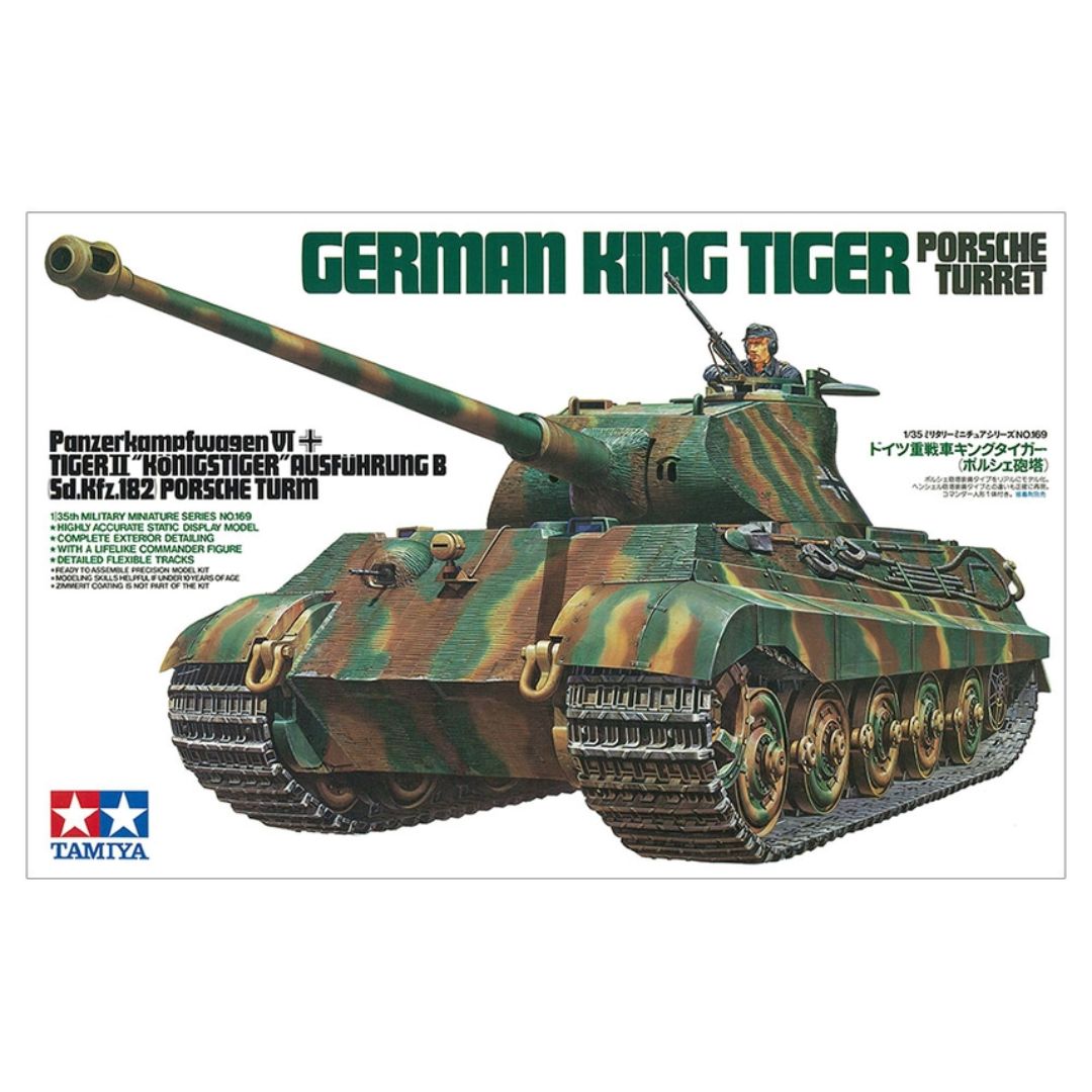 TAMIYA 1/35 German King Tiger "Porsche Turret" (35169)