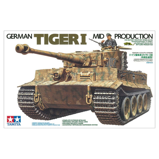 TAMIYA 1/35 German Tiger I Mid Production (35194)
