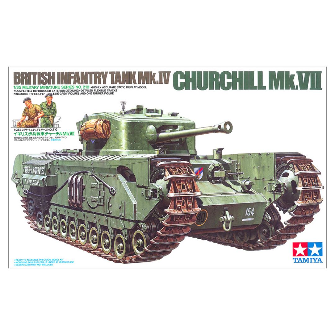 TAMIYA 1/35 British Infantry Tank Mk.Iv Churchill Mk.VII (35210)