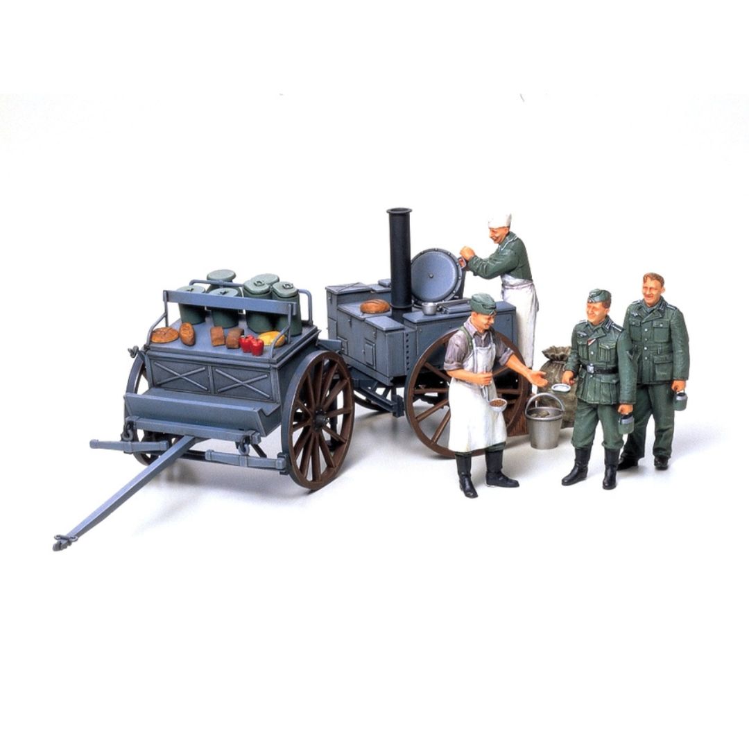 TAMIYA 1/35 German Field Kitchen Scenery (35247)