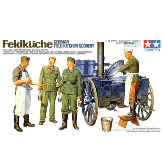 TAMIYA 1/35 German Field Kitchen Scenery (35247)