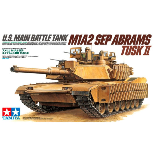 TAMIYA 1/35 U.S. Main Battle Tank M1A2 Sep Abrams Tusk II (35326)