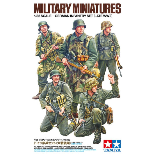 TAMIYA 1/35 German Infantry Set (Late WWII) (35382)
