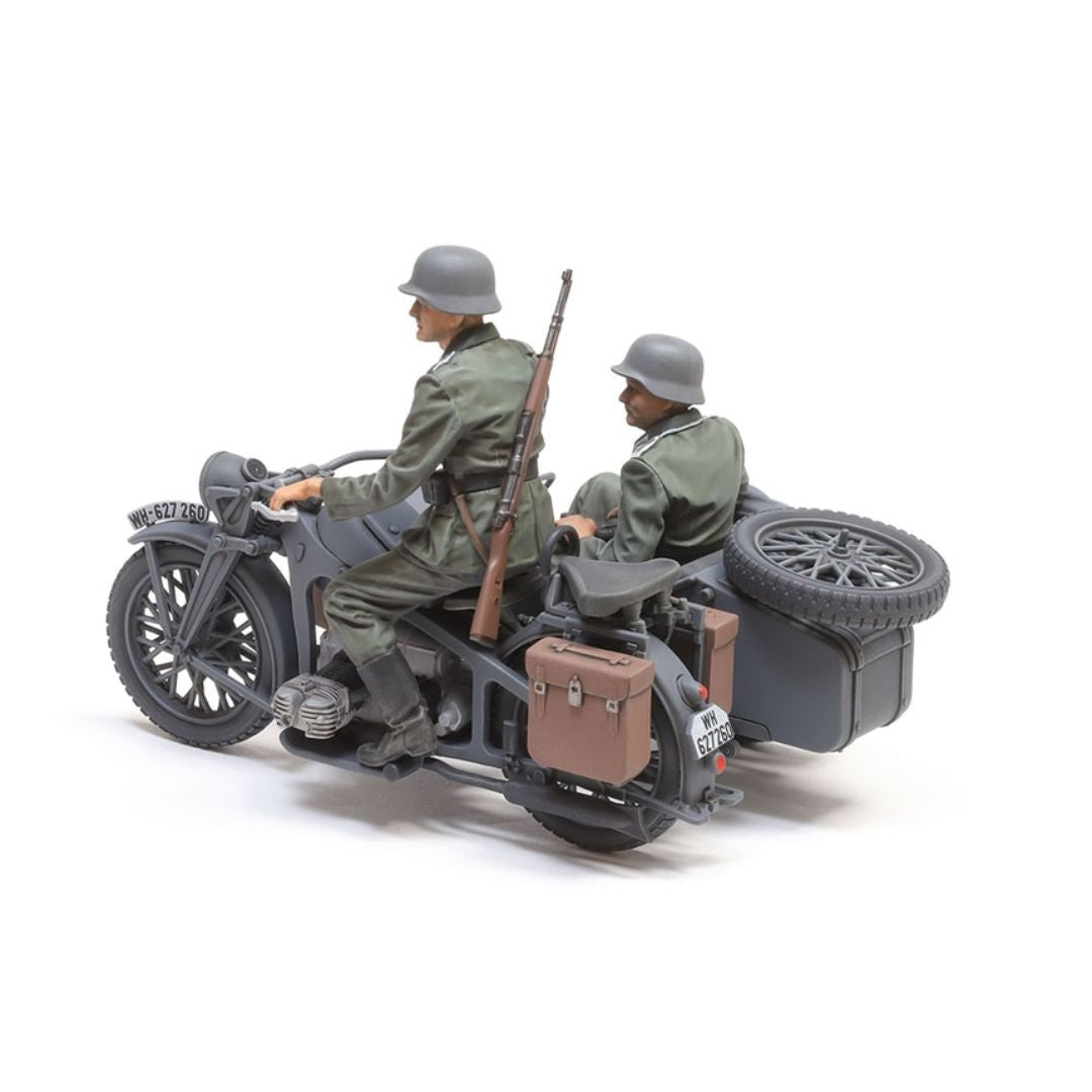 TAMIYA 1/35 German KS600 Motorcycle & Sidecar (35384)