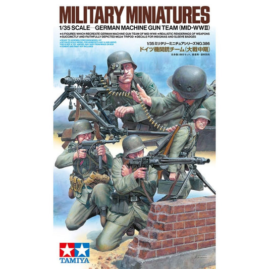 TAMIYA 1/35 German Machine Gun Team (Mid-WWII) (35386)