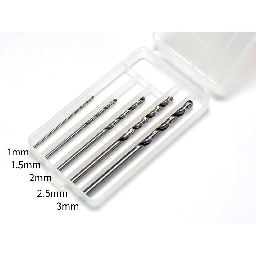 TAMIYA 74049 Basic Drill Set with 5 Drill Bits