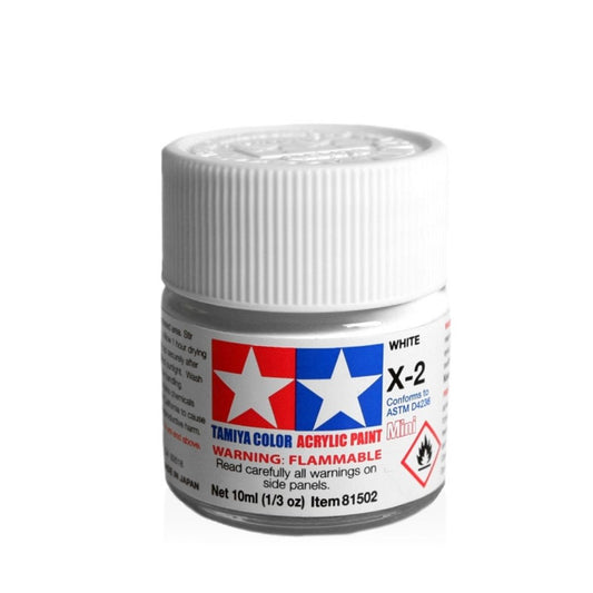 TAMIYA Acrylic Mini X-2 White 10ml #81502