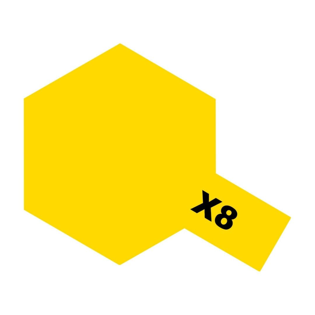 TAMIYA Acrylic Mini X-8 Lemon Yellow 10ml #81508