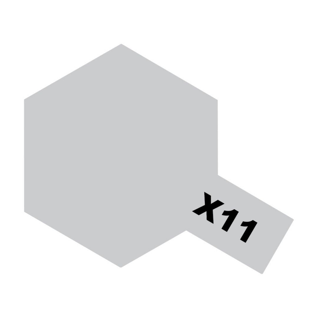 TAMIYA Acrylic Mini X-11 Chrome Silver 10ml #81511