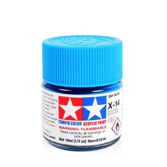 TAMIYA Acrylic Mini X-14 Sky Blue 10ml #81514