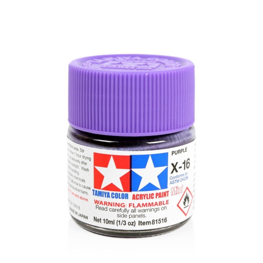 TAMIYA Acrylic Mini X-16 Purple 10ml #81516
