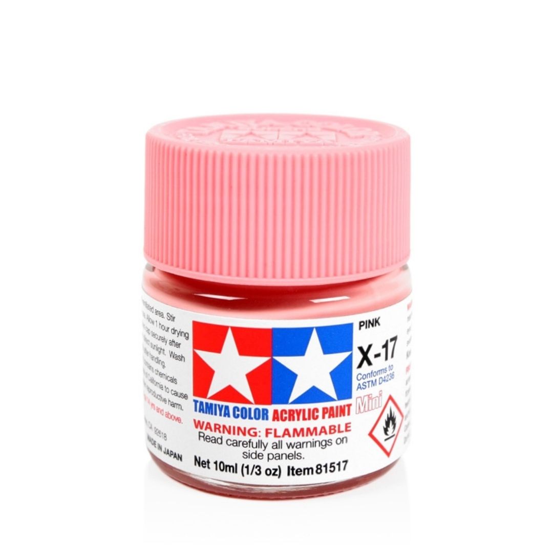 TAMIYA Acrylic Mini X-17 Pink 10ml #81517