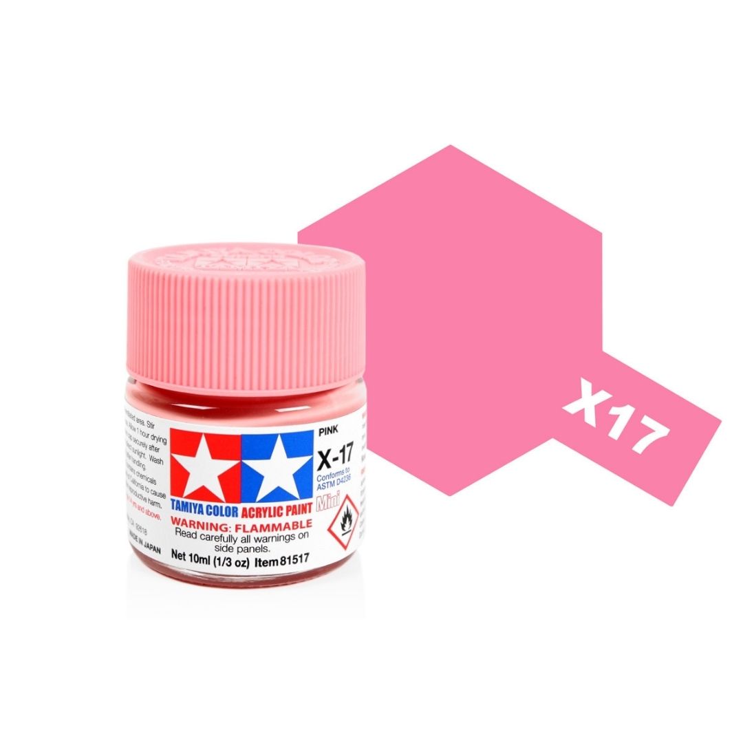 TAMIYA Acrylic Mini X-17 Pink 10ml #81517
