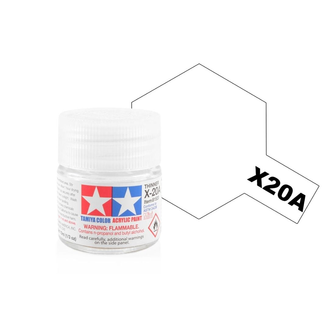 TAMIYA Acrylic Mini X-20A Thinner 10ml #81520