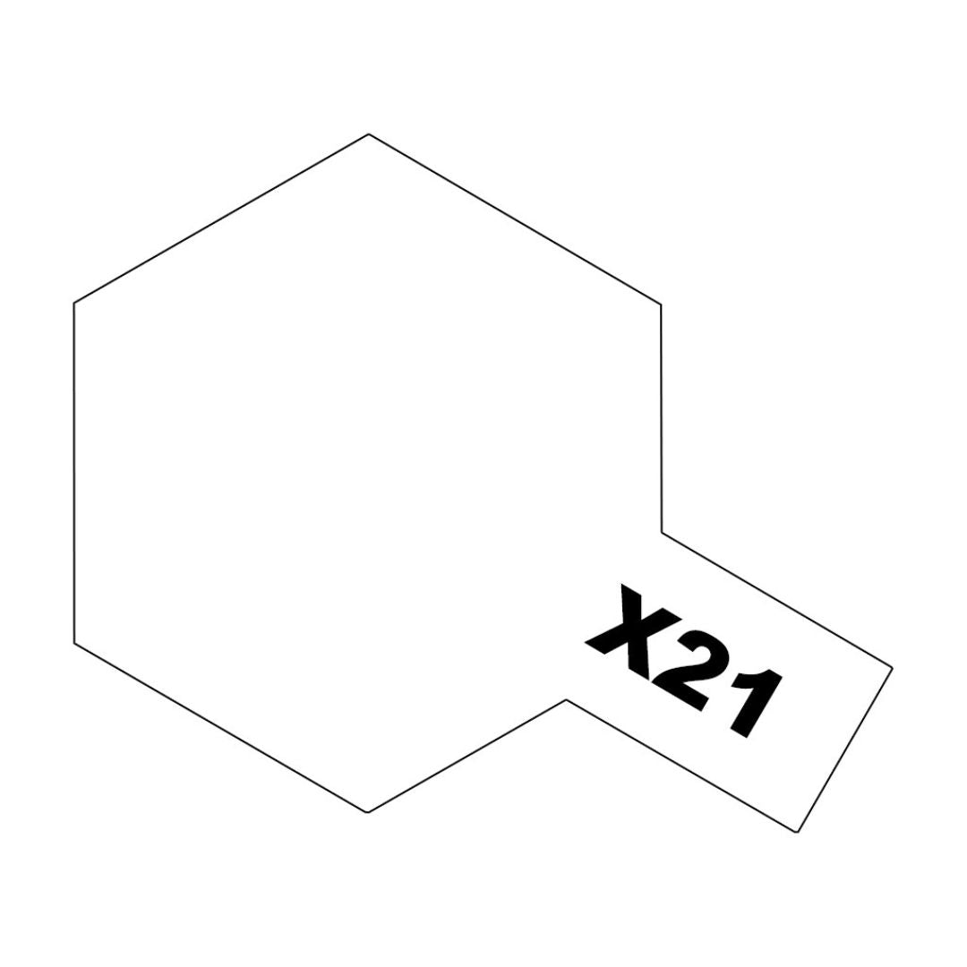 TAMIYA Acrylic Mini X-21 Flat Base 10ml #81521