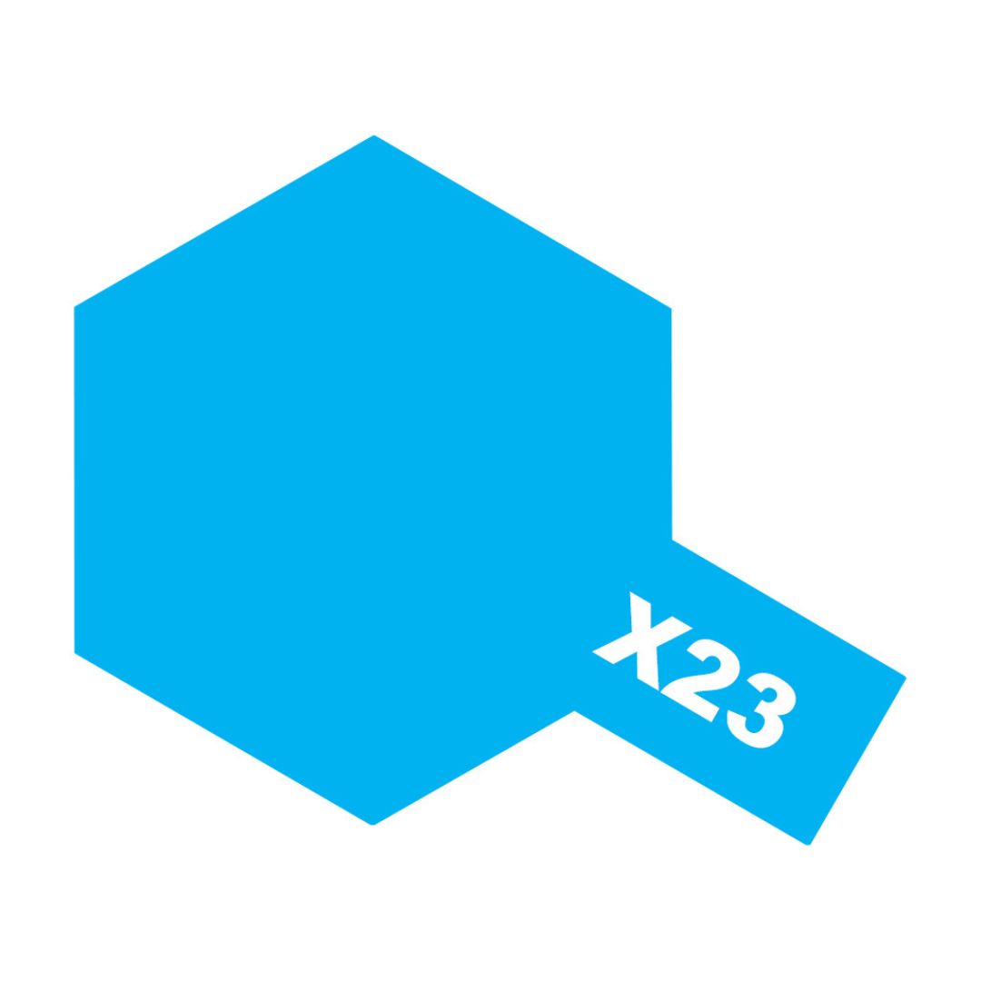 TAMIYA Acrylic Mini X-23 Clear Blue 10ml #81523