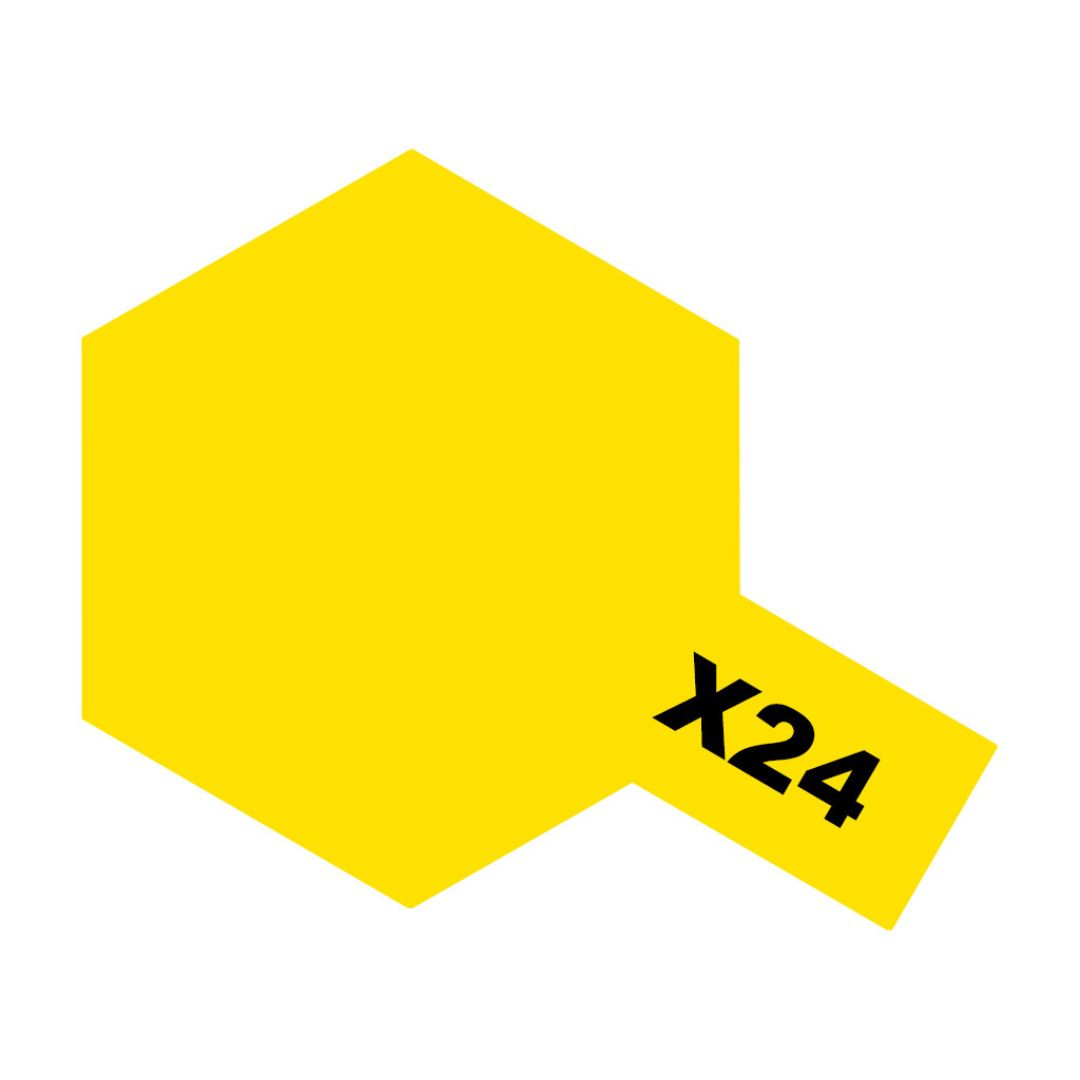 TAMIYA Acrylic Mini X-24 Clear Yellow 10ml #81524