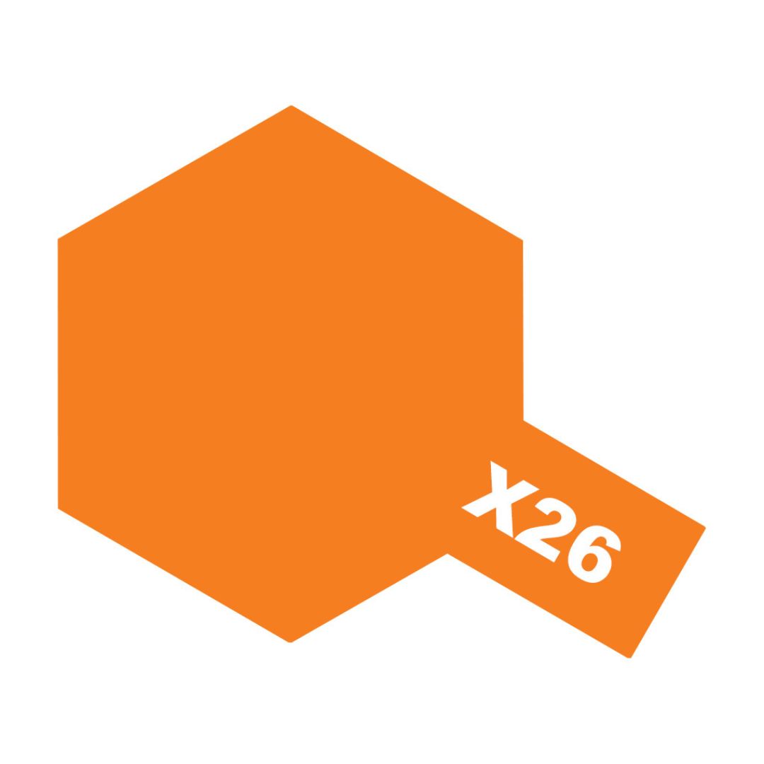 TAMIYA Acrylic Mini X-26 Clear Orange 10ml #81526