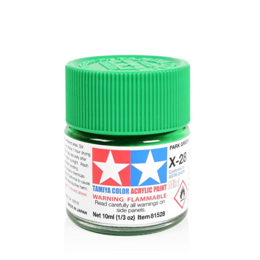 TAMIYA Acrylic Mini X-28 Park Green 10ml #81528