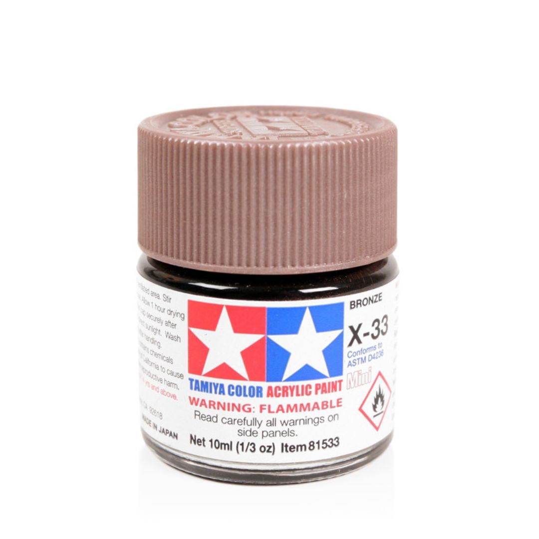 TAMIYA Acrylic Mini X-33 Bronze 10ml #81533