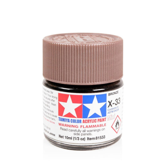 TAMIYA Acrylic Mini X-33 Bronze 10ml #81533