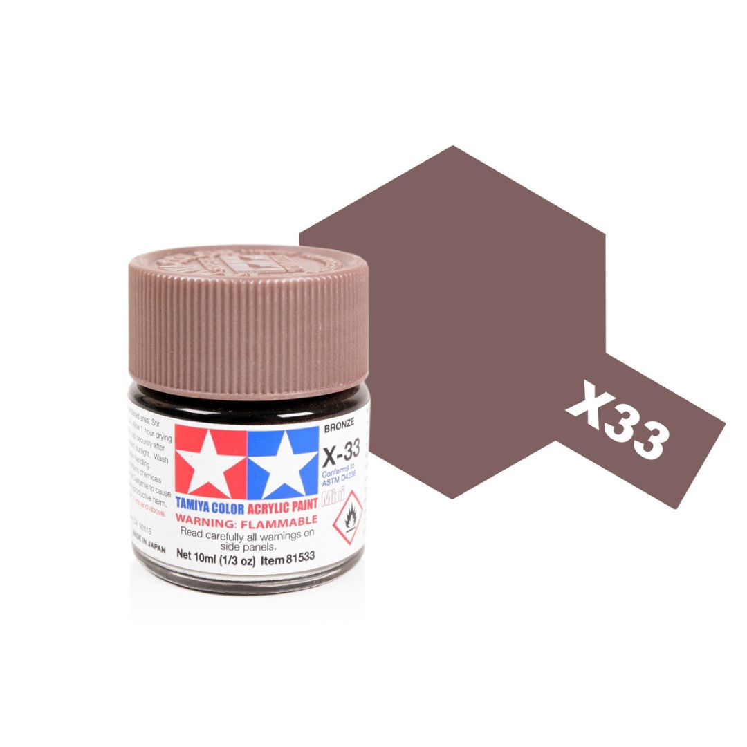 TAMIYA Acrylic Mini X-33 Bronze 10ml #81533